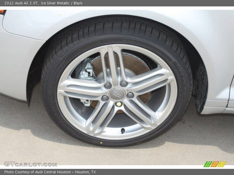 Ice Silver Metallic / Black 2012 Audi A3 2.0T