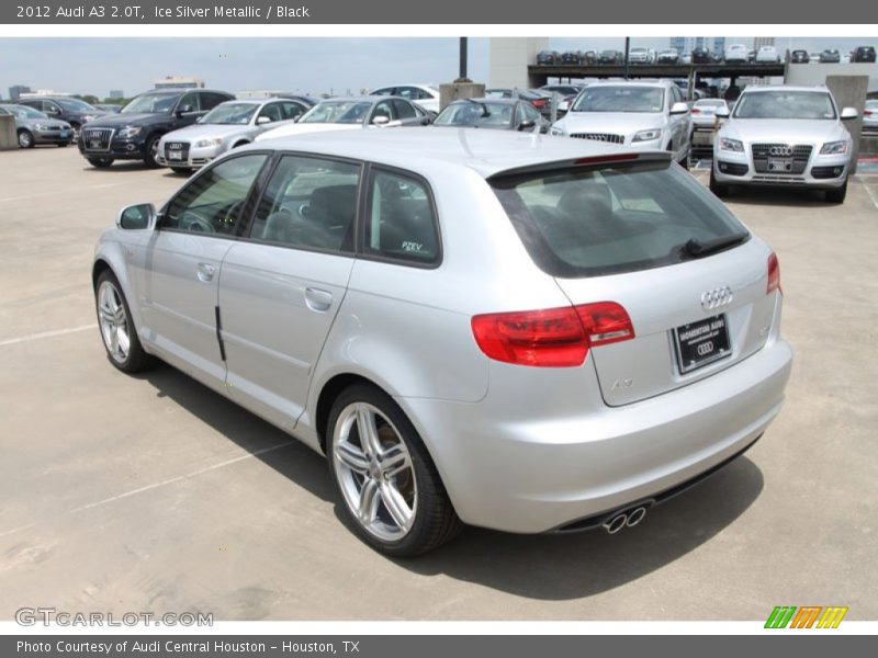 Ice Silver Metallic / Black 2012 Audi A3 2.0T