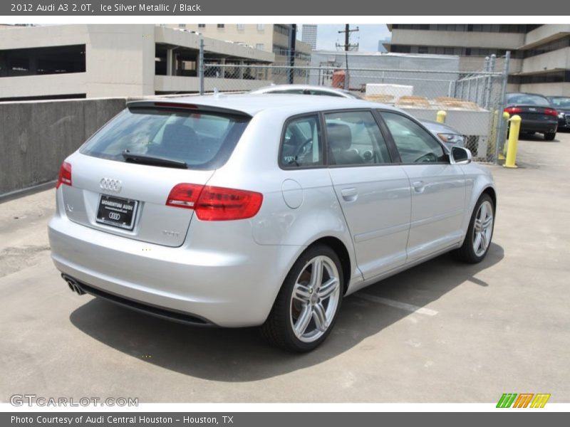 Ice Silver Metallic / Black 2012 Audi A3 2.0T