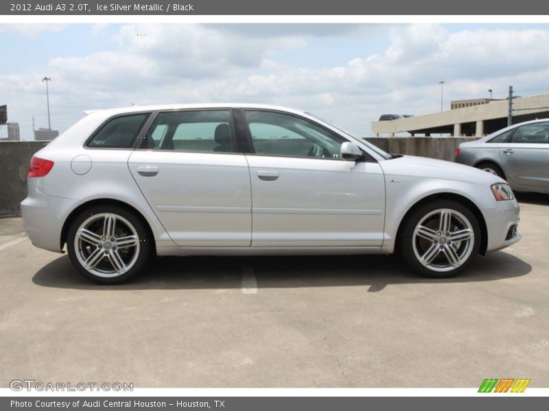 Ice Silver Metallic / Black 2012 Audi A3 2.0T