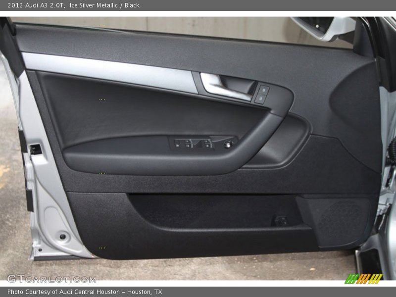 Ice Silver Metallic / Black 2012 Audi A3 2.0T