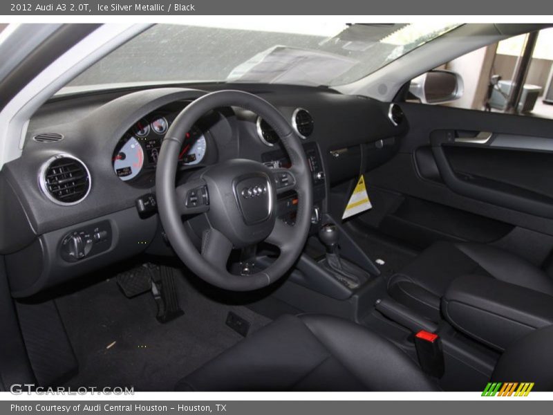 Ice Silver Metallic / Black 2012 Audi A3 2.0T