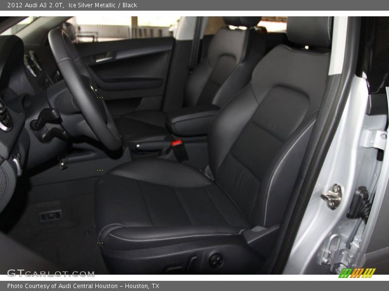 Ice Silver Metallic / Black 2012 Audi A3 2.0T