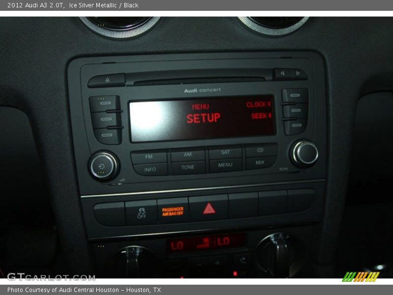 Ice Silver Metallic / Black 2012 Audi A3 2.0T