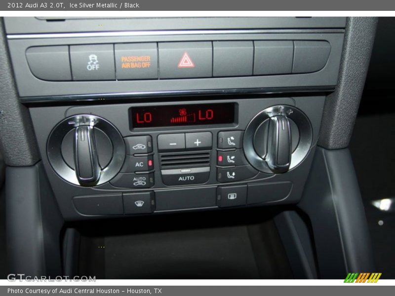 Ice Silver Metallic / Black 2012 Audi A3 2.0T