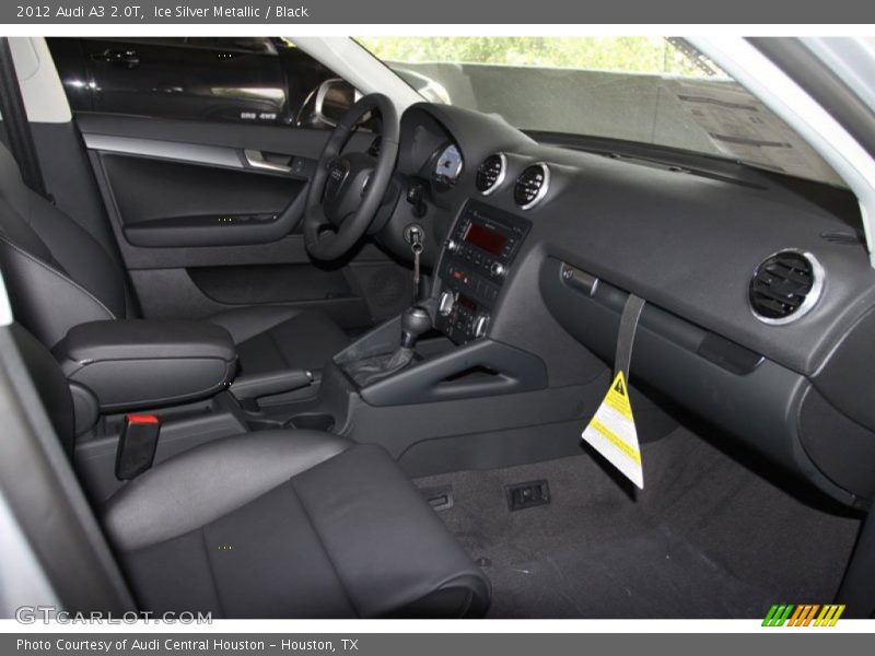 Ice Silver Metallic / Black 2012 Audi A3 2.0T