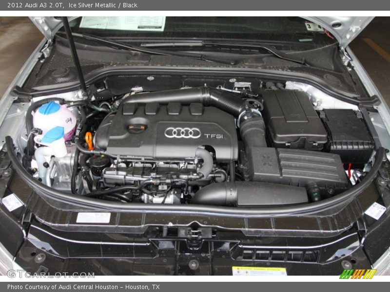 Ice Silver Metallic / Black 2012 Audi A3 2.0T