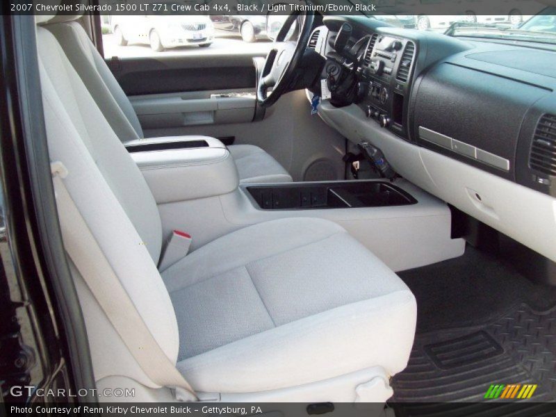 Black / Light Titanium/Ebony Black 2007 Chevrolet Silverado 1500 LT Z71 Crew Cab 4x4