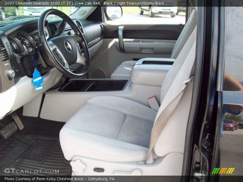 Black / Light Titanium/Ebony Black 2007 Chevrolet Silverado 1500 LT Z71 Crew Cab 4x4