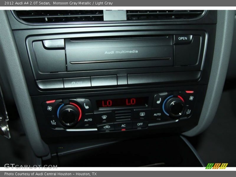 Monsoon Gray Metallic / Light Gray 2012 Audi A4 2.0T Sedan