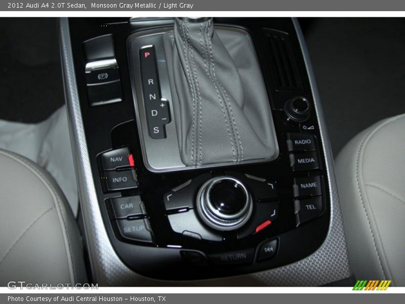 Monsoon Gray Metallic / Light Gray 2012 Audi A4 2.0T Sedan