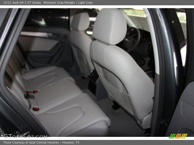 Monsoon Gray Metallic / Light Gray 2012 Audi A4 2.0T Sedan