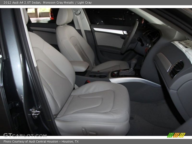 Monsoon Gray Metallic / Light Gray 2012 Audi A4 2.0T Sedan