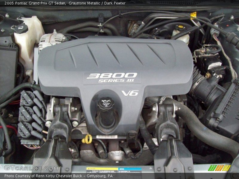 Graystone Metallic / Dark Pewter 2005 Pontiac Grand Prix GT Sedan