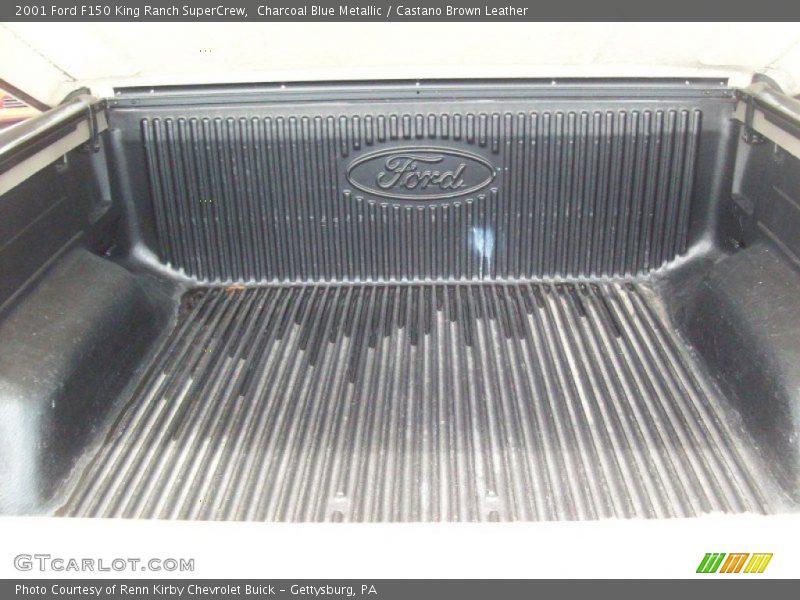 Charcoal Blue Metallic / Castano Brown Leather 2001 Ford F150 King Ranch SuperCrew