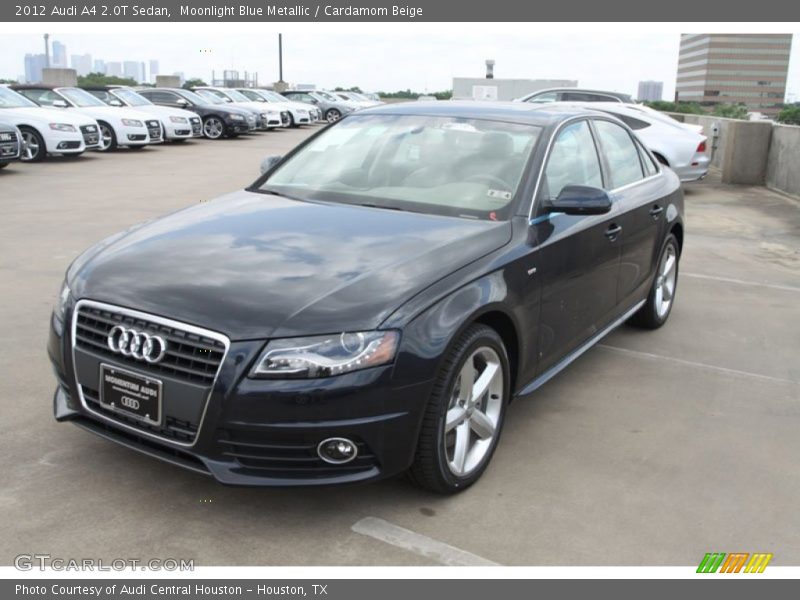 Moonlight Blue Metallic / Cardamom Beige 2012 Audi A4 2.0T Sedan