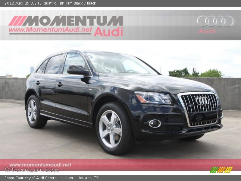 Brilliant Black / Black 2012 Audi Q5 3.2 FSI quattro