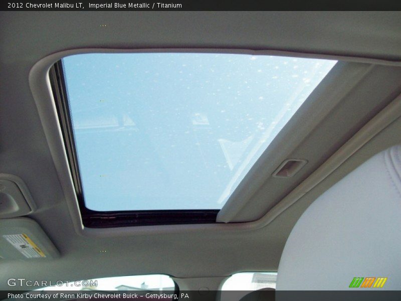 Imperial Blue Metallic / Titanium 2012 Chevrolet Malibu LT