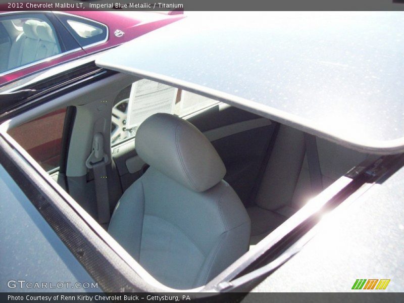 Imperial Blue Metallic / Titanium 2012 Chevrolet Malibu LT