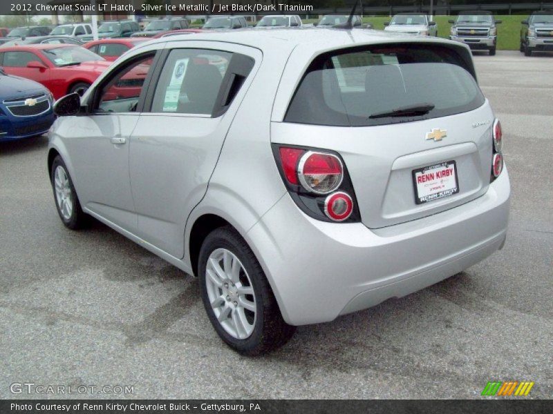 Silver Ice Metallic / Jet Black/Dark Titanium 2012 Chevrolet Sonic LT Hatch
