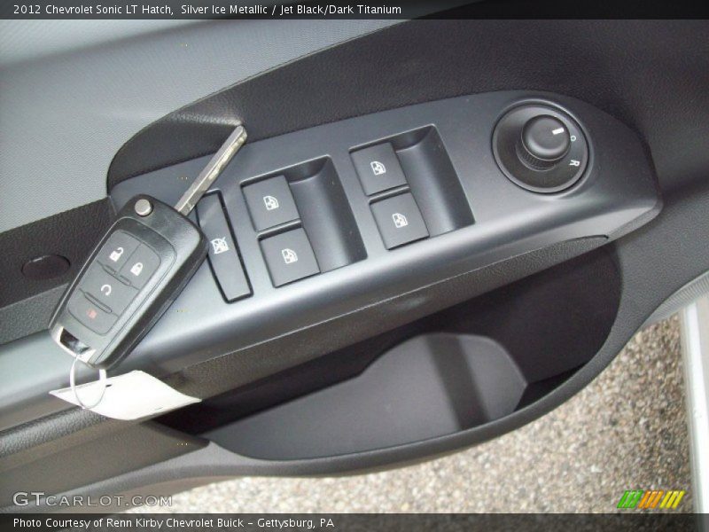 Silver Ice Metallic / Jet Black/Dark Titanium 2012 Chevrolet Sonic LT Hatch