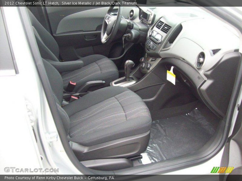 Silver Ice Metallic / Jet Black/Dark Titanium 2012 Chevrolet Sonic LT Hatch