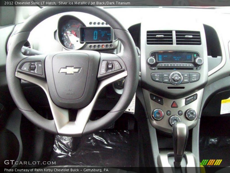Silver Ice Metallic / Jet Black/Dark Titanium 2012 Chevrolet Sonic LT Hatch