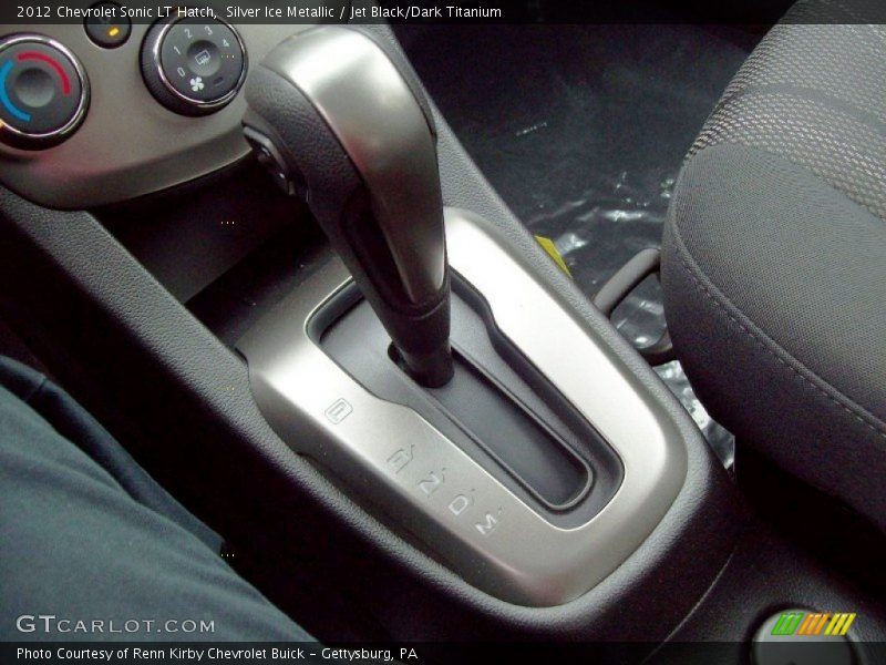 Silver Ice Metallic / Jet Black/Dark Titanium 2012 Chevrolet Sonic LT Hatch