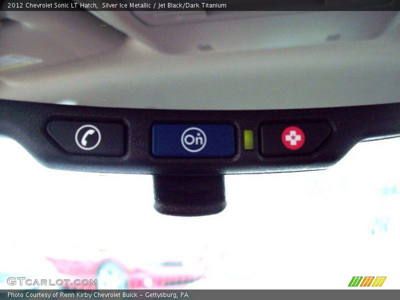 Silver Ice Metallic / Jet Black/Dark Titanium 2012 Chevrolet Sonic LT Hatch