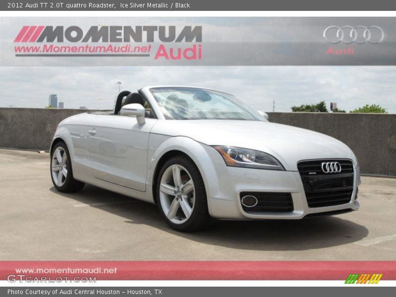 Ice Silver Metallic / Black 2012 Audi TT 2.0T quattro Roadster