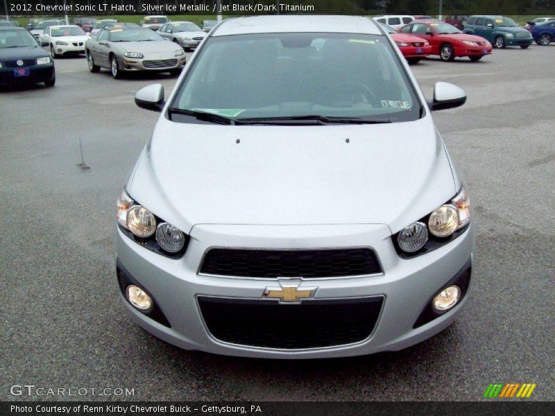 Silver Ice Metallic / Jet Black/Dark Titanium 2012 Chevrolet Sonic LT Hatch
