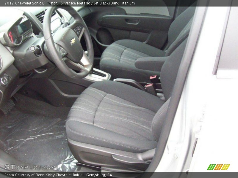 Silver Ice Metallic / Jet Black/Dark Titanium 2012 Chevrolet Sonic LT Hatch