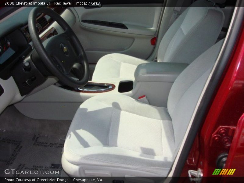 Red Jewel Tintcoat / Gray 2008 Chevrolet Impala LT
