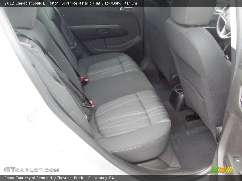 Silver Ice Metallic / Jet Black/Dark Titanium 2012 Chevrolet Sonic LT Hatch