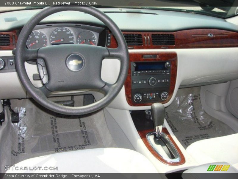 Red Jewel Tintcoat / Gray 2008 Chevrolet Impala LT