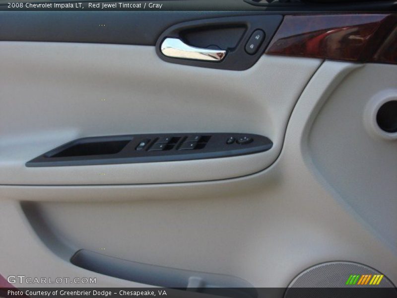 Red Jewel Tintcoat / Gray 2008 Chevrolet Impala LT