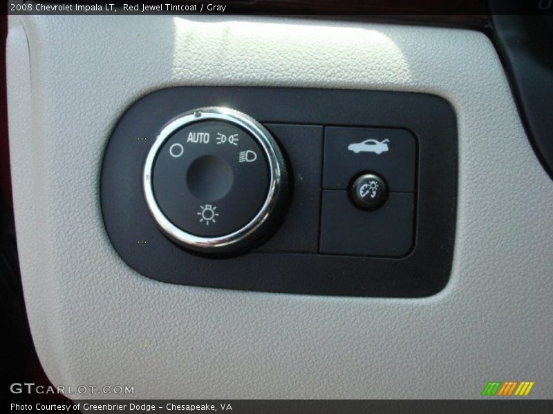 Red Jewel Tintcoat / Gray 2008 Chevrolet Impala LT