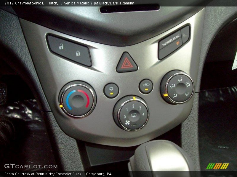 Silver Ice Metallic / Jet Black/Dark Titanium 2012 Chevrolet Sonic LT Hatch
