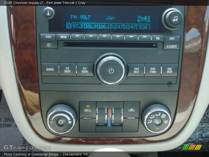 Red Jewel Tintcoat / Gray 2008 Chevrolet Impala LT