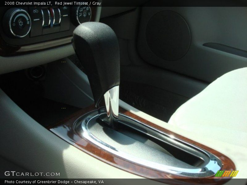 Red Jewel Tintcoat / Gray 2008 Chevrolet Impala LT