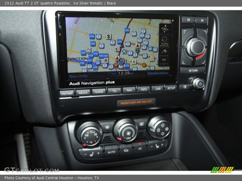 Controls of 2012 TT 2.0T quattro Roadster
