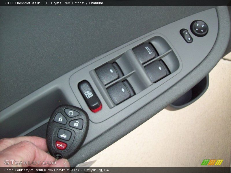 Crystal Red Tintcoat / Titanium 2012 Chevrolet Malibu LT