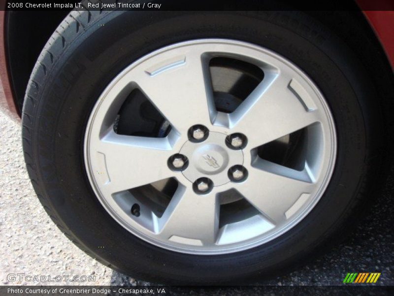 Red Jewel Tintcoat / Gray 2008 Chevrolet Impala LT