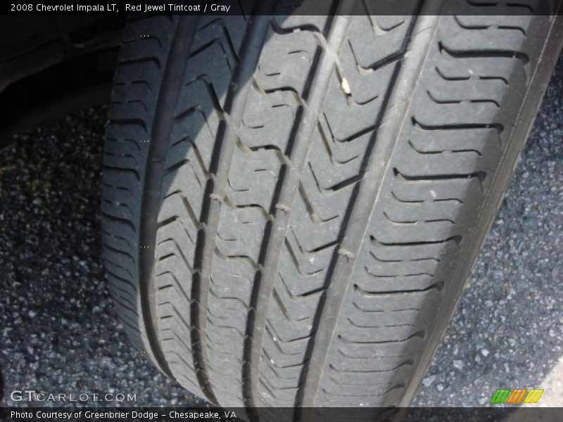 Red Jewel Tintcoat / Gray 2008 Chevrolet Impala LT