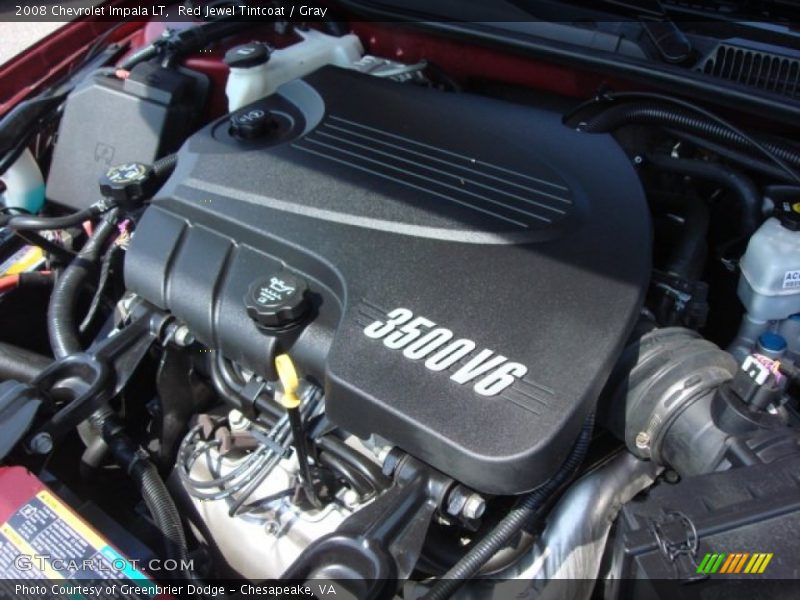 Red Jewel Tintcoat / Gray 2008 Chevrolet Impala LT