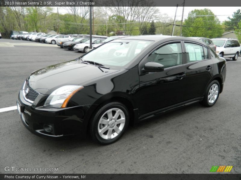 Super Black / Charcoal 2010 Nissan Sentra 2.0 SR
