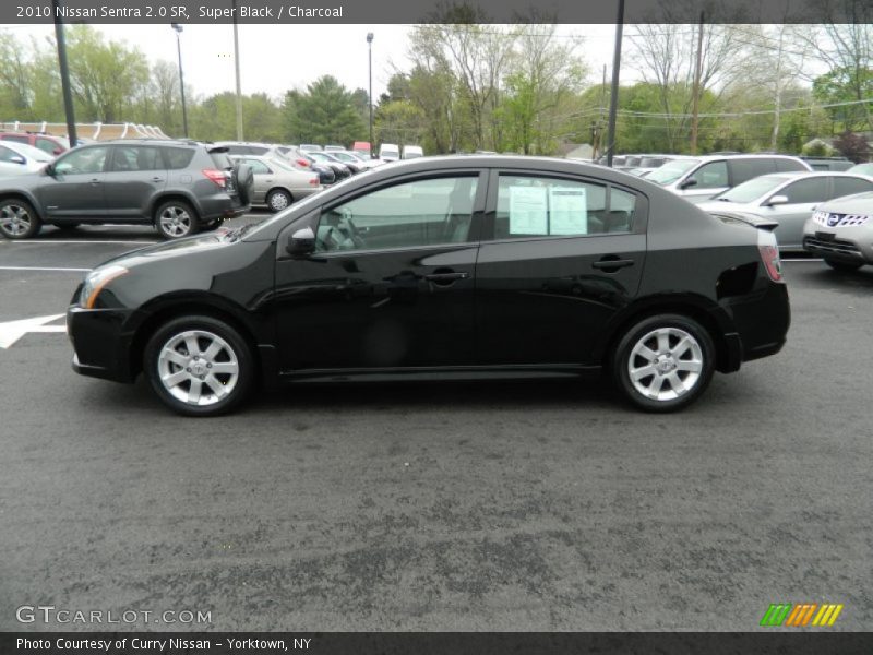 Super Black / Charcoal 2010 Nissan Sentra 2.0 SR