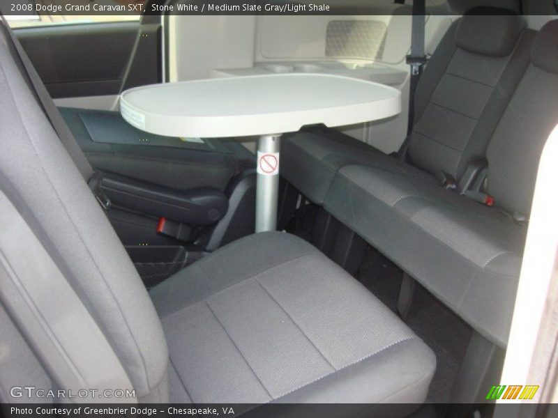 Stone White / Medium Slate Gray/Light Shale 2008 Dodge Grand Caravan SXT