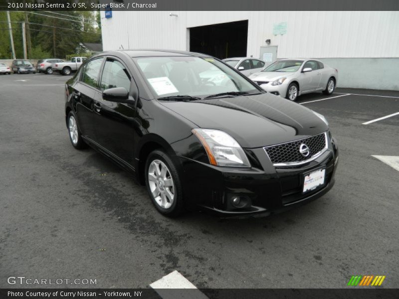 Super Black / Charcoal 2010 Nissan Sentra 2.0 SR