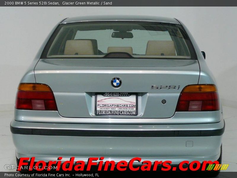 Glacier Green Metallic / Sand 2000 BMW 5 Series 528i Sedan